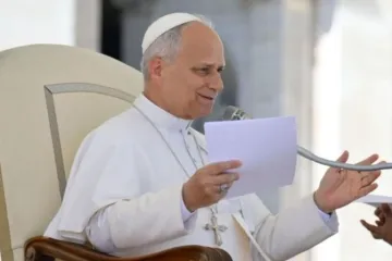 Papa Leão XIV no Jubileu dos Operadores de Justiça no dia 20 de setembro de 2025.