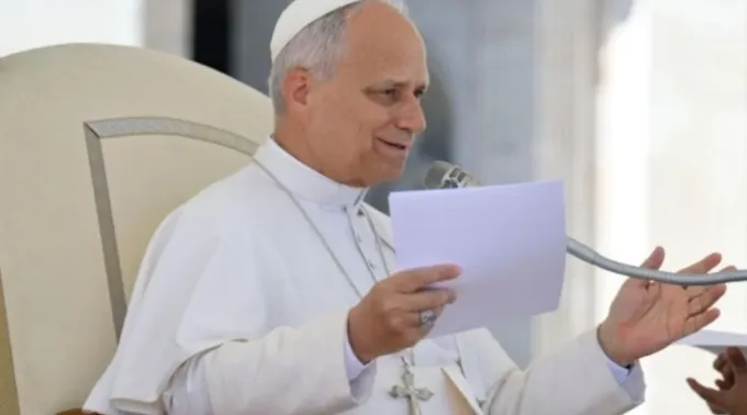 Papa Leão XIV no Jubileu dos Operadores de Justiça no dia 20 de setembro de 2025. ?? 