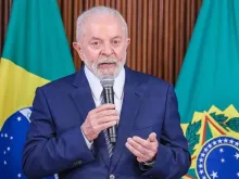 Lula na última reunião ministerial de 2023 no Palácio do Planalto