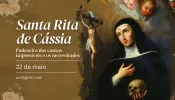 Hoje é celebrada santa Rita de Cássia, padroeira das causas impossíveis
