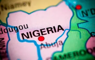 Mapa da Nigéria.