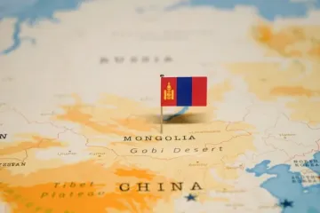 Mongólia no Mapa