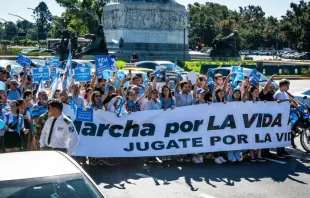 Marcha pela Vida 2025 na Argentina.