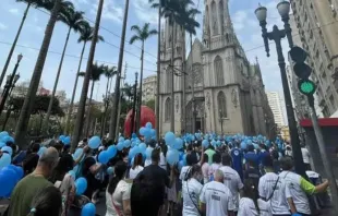 Marcha pela Vida em São Paulo (SP) em 2021.