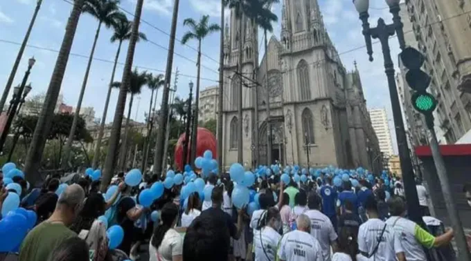 Marcha pela Vida em São Paulo (SP) em 2021. ?? 