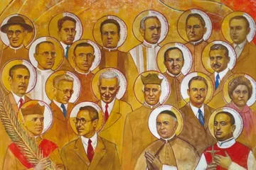 Imagem oficial dos 20 mártires do século XX beatificados em Sevilha (Espanha) no dia 18 de novembro de 2023.