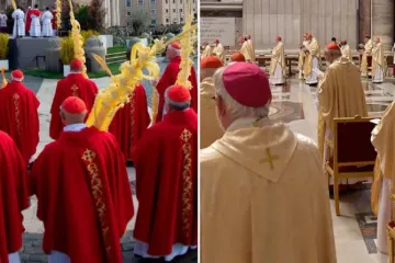 Bispos durante as celebrações da Semana Santa.