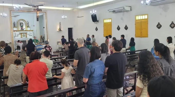 Missa de exéquias da bebê Rosa Guadalupe. ?? 