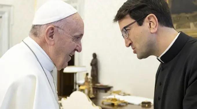 Papa Francisco com Dom Raimo Goyarrola. ?? 
