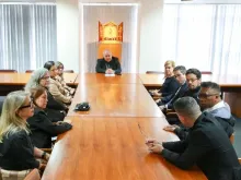 O arcebispo do RIo de Janeiro, cardeal Orani Tempesta, dá posse à Comissão de Direito Canônico do Rio de Janeiro