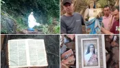 Bíblia, imagens e relíquia ficam intactas em meio a escombros na enchente do Rio Grande do Sul
