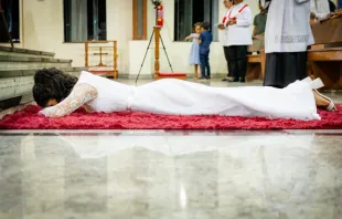 Missa de consagração de Ana Paula dos Santos Leite na arquidiocese de Belém em 25 de janeiro de 2025.