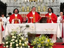Os três irmãos padres Adriano, José e Paulo Borges