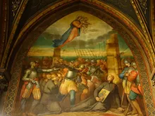 Painel dedicado à morte de Inácio de Azevedo, na Igreja de Santo Inácio em Paris