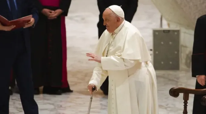 Papa Francisco na Audiência Geral de 13 de dezembro de 2023. ?? 