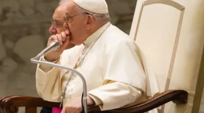Papa Francisco na Audiência Geral de 27 de dezembro de 2023. ?? 