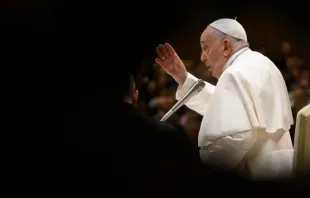 Imagem ilustrativa do papa Francisco em audiência geral.