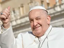 Imagem ilustrativa do papa Francisco em Audiência Geral.