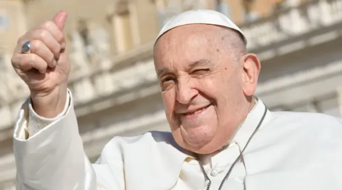 Imagem ilustrativa do papa Francisco em Audiência Geral. ?? 
