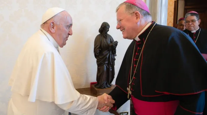 Papa Francisco e dom Jaime Spengler. ?? 