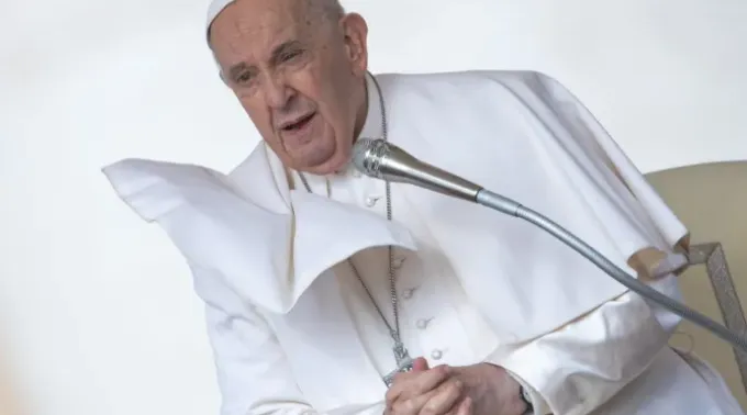 Papa Francisco na Audiência Geral de 10 de abril. ?? 
