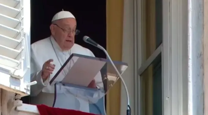 Papa Francisco no Angelus deste domingo, 30 de junho. ?? 