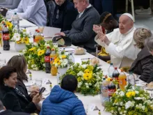 Papa Francisco no almoço no Vaticano pelo Dia Mundial dos Pobres
