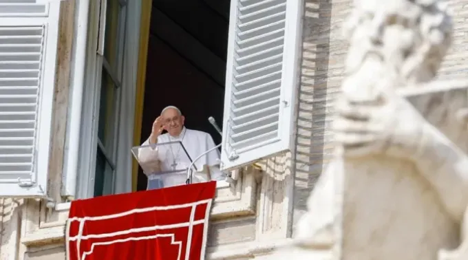 Papa Francisco no Angelus de 22 de outubro de 2023. ?? 