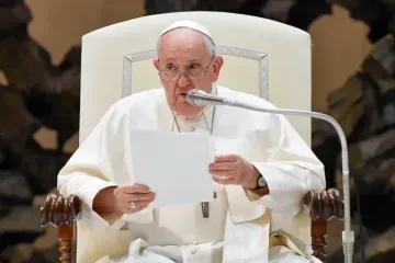 Papa Francisco durante a Audiência Geral de 30 de agosto