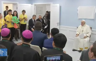 Papa Francisco na Casa da Misericórdia.