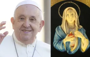 Papa Francisco e Nossa Senhora das Lágrimas de Siracusa.