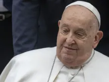 Papa Francisco na audiência geral de 12 de fevereiro, na Aula Paulo VI, no Vaticano