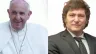 Papa Francisco/Javier Milei.