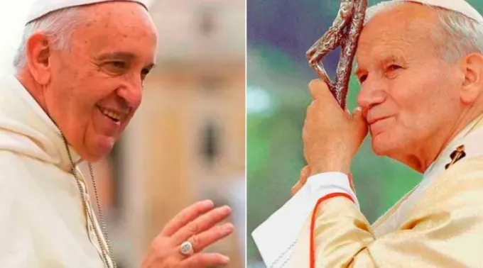 Papa Francisco e São João Paulo II ?? 