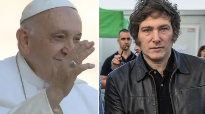 Papa Francisco/Javier Milei. ?? 