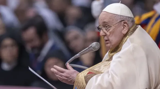 Papa Francisco na Missa da festa da Apresentação do Senhor e do Dia Mundial da Vida Consagrada. ?? 
