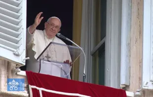 Papa Francisco na oração do Ângelus, 1º de novembro de 2023.