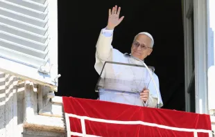 O papa Leão XIV no Ângelus do dia 21 de setembro de 2025.