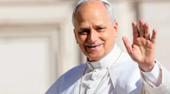 O papa Leão XIV no Vaticano.