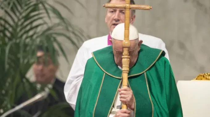 Papa Francisco na missa por ocasião do Dia Mundial dos Pobres