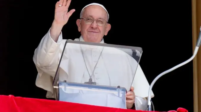 Papa Francisco durante o Ângelus