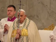 Papa Francisco na missa de 1º de janeiro