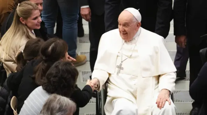 Papa Francisco na Audiência Geral de 20 de dezembro. ?? 