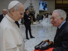 No dia 7 de janeiro Adriano Stefanelli entregou ao papa o modelo definitivo de sapatos