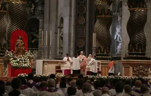 O papa Leão XIV na missa