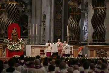 O papa Leão XIV na missa