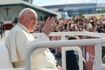 Papa Francisco, em Astana, Cazaquistão. 15 de setembro.