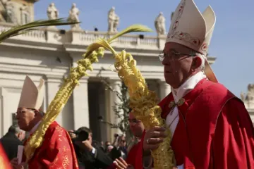 Papa Francisco no Domingo de Ramos (Foto de arquivo).