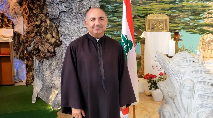Padre Michel Sakr, pároco da Catedral Maronita Nossa Senhora do Líbano em São Paulo (SP). ?? 