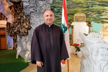 Padre Michel Sakr, pároco da Catedral Maronita Nossa Senhora do Líbano em São Paulo (SP).